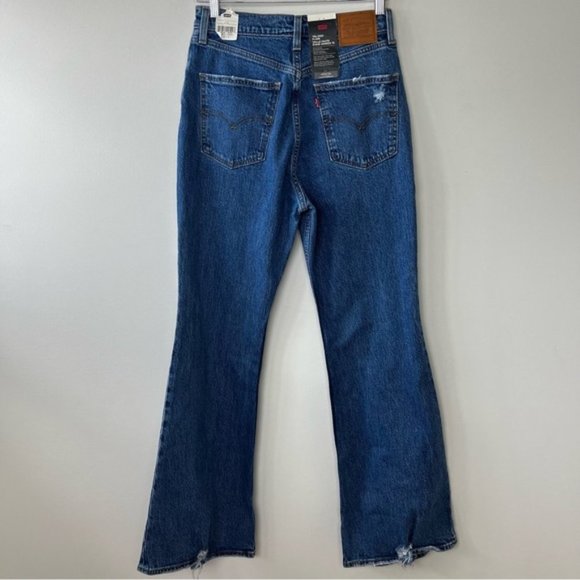 Levi's Blue Flare & Wide Leg Jeans - Picture 5 of 15